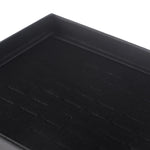boîte bijoux noire moderne grille rangement opaques bagues