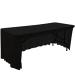 housse table pliante extensible clips table rectangulaire moderne couleur unie imperméable