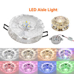 Plafonnier LED Cristal Modern Surface Monté Cuisine Salle Bain Élégant