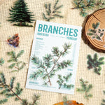 autocollants arbres branches feuilles fleurs scrapbooking étiquettes journal papeterie tasse planificateur transparents naturels