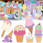 décoration fête enfant gâteau glaçage coloré glaces sucre bonbons:animated candy: