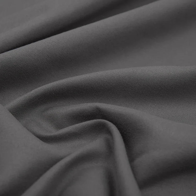 drap plat uni gris élastique lit adulte qualité moderne linge lit polyester 120x200x25cm