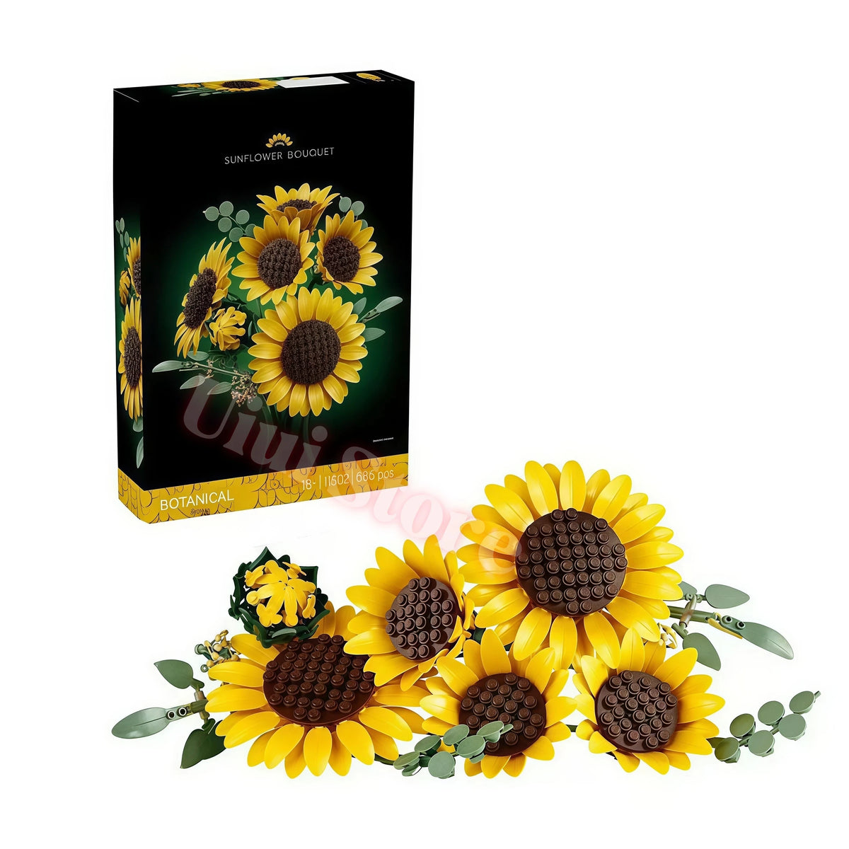 bouquets fleurs artificielles arbres bonsaï diy decoration intérieure assemble rose violet jaune orange vert