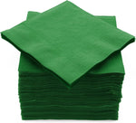 serviettes papier orange rouge bleu clair moderne 100 pièces assiettes fourchettes couteaux gobelets plastique