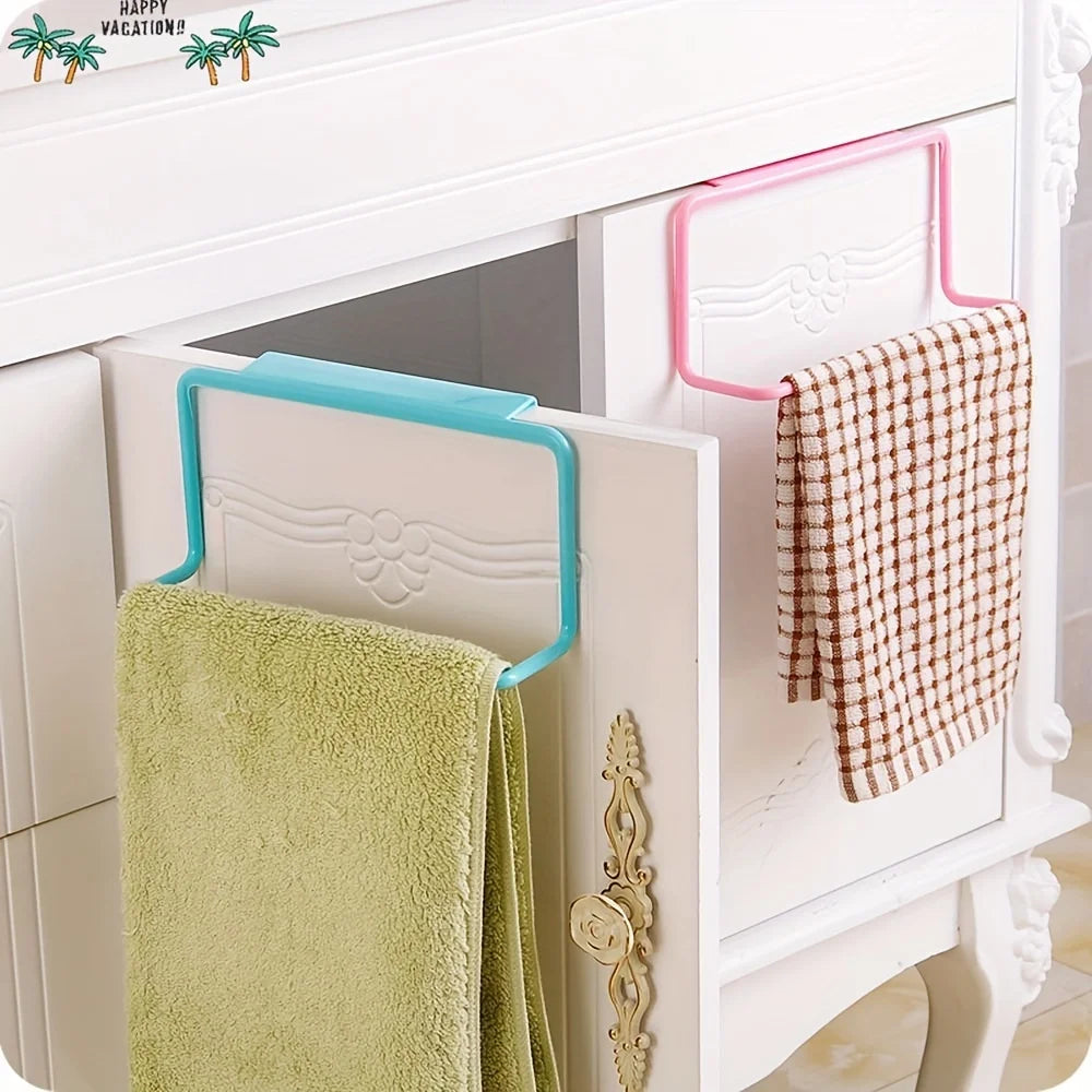 porte serviettes mural adhésif moderne couleur bleu clair vert rose blanc