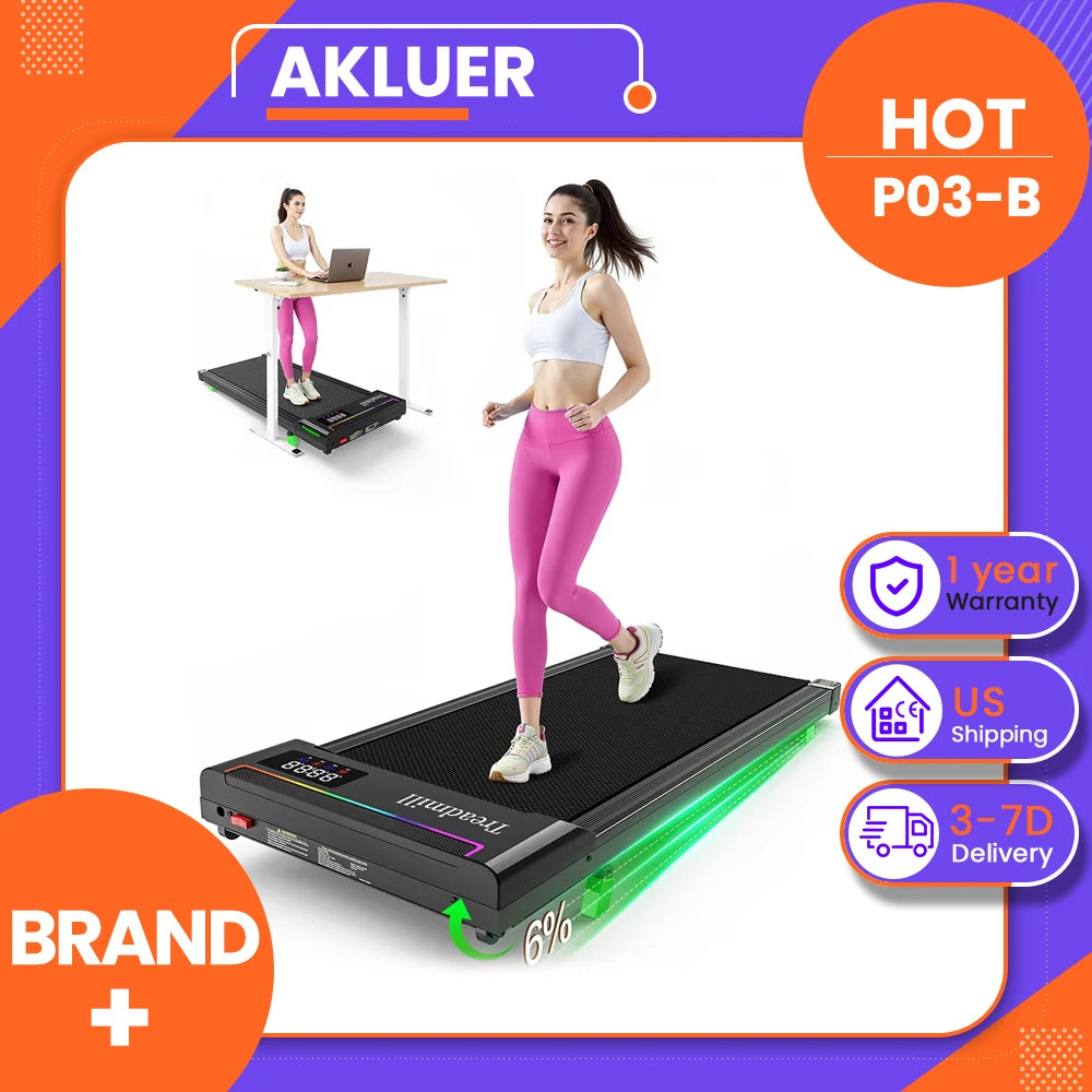 tapis roulant électrique sans balais cardio entraînement silencieux 2,5CV 0,6à4MPH zone course 38x88cm charge150kg