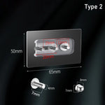 porte sacs transparent moderne vis adhésif murale utilisation multiple grille tailles dimensionsTHOOK
