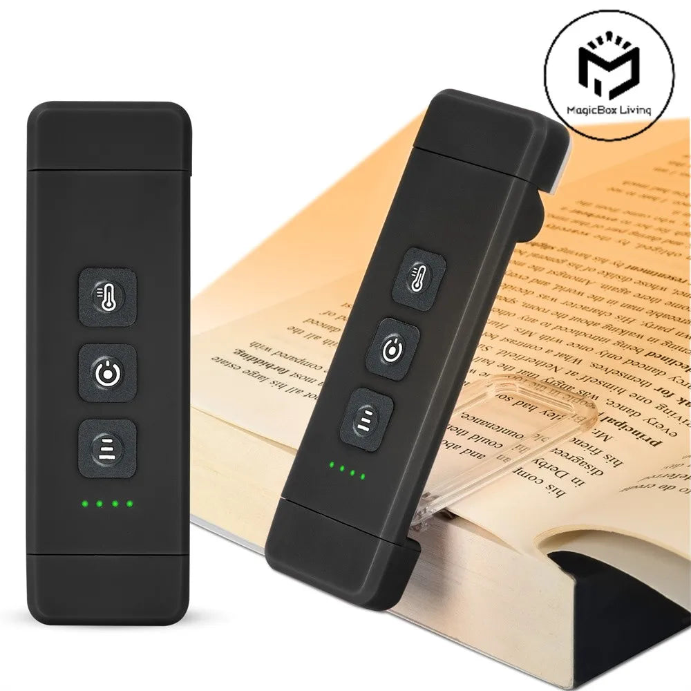 lampe lecture rechargeable usb led noir flexible clips timer ajustable moderne port usb
