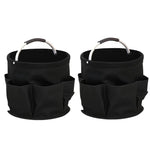 sac pliable multi poches grande capacité vert rouge bleu noir poches extérieures poignées métalliques
