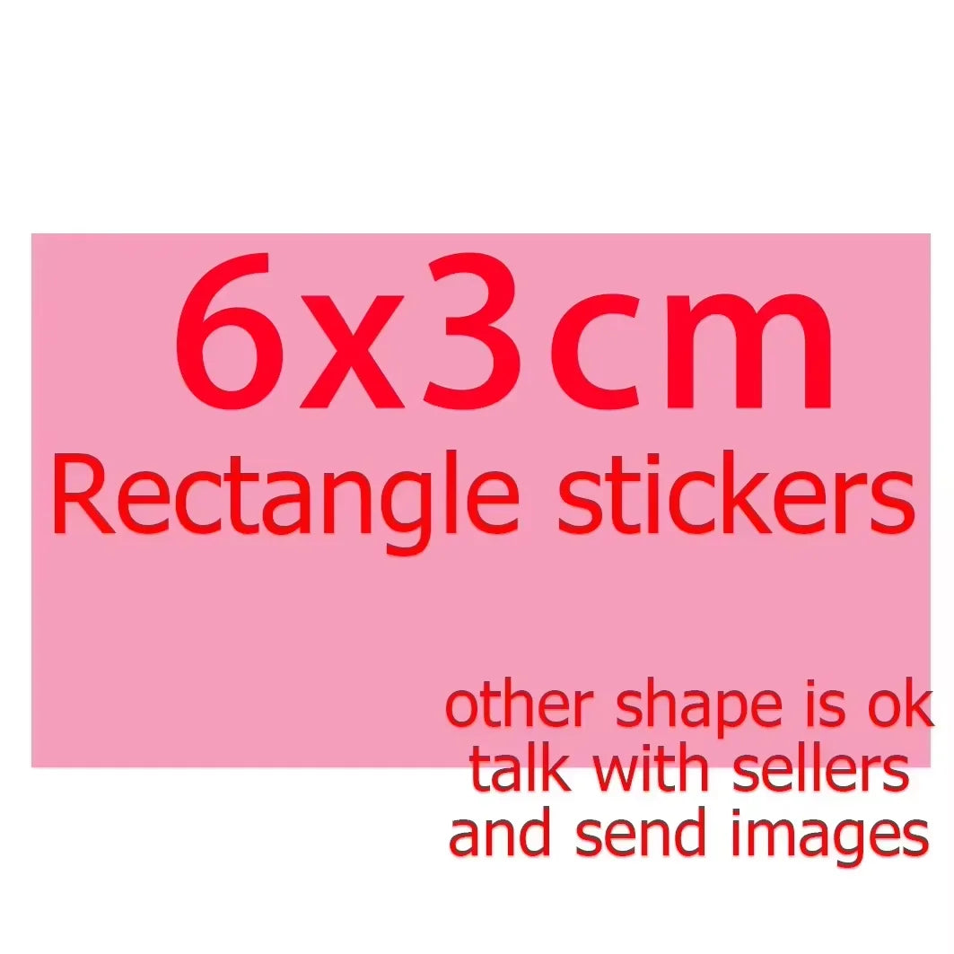sticker personnalisable adhésif transparent moderne logo fruit flocon neige textes différentes couleurs jaune rose