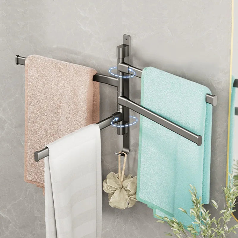 porte serviettes pliable moderne serviettes tissées couleurs noir blanc vert opaques vis fixés