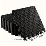 tapis mousse antidérapant fitness noir diamanté imperméable résistantintérieurextérieurporte