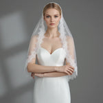 voile mariée blanc dentelle fine classique mariage prom anniversaire romantique femme adultère