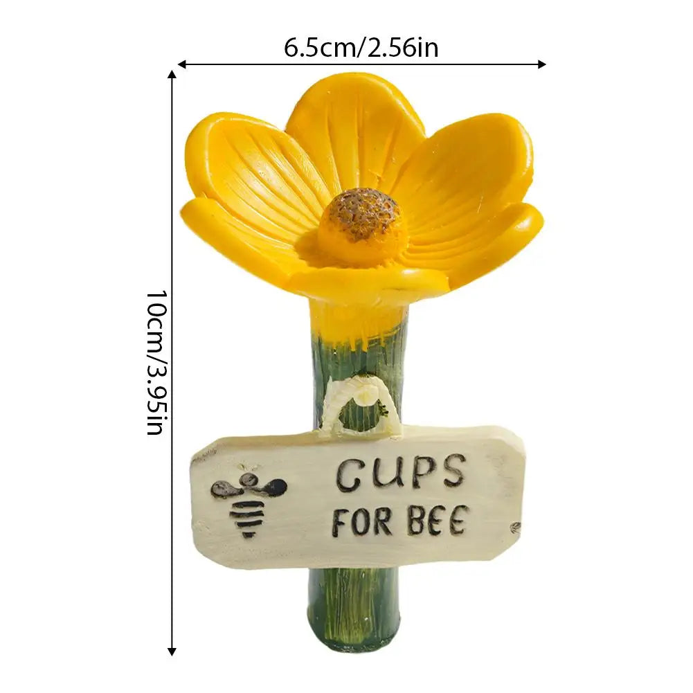 station d'arrosage abeilles fleur rouge moderne motifs abeillesDecoration jardin exterieur