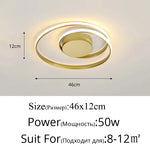 lampe led moderne blanc noir circulaire montage encastré 46x12cm 60x15cm