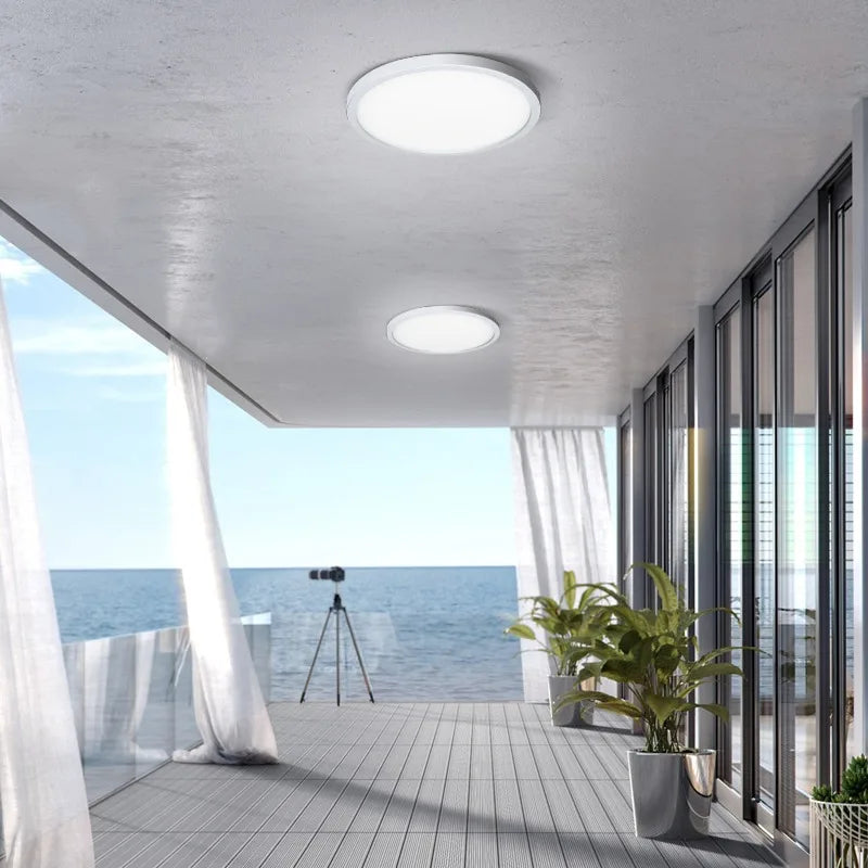 plafonnier led moderne blanc ultra mince facile.surface blanc mat flux lumineux 2000 82000 24w
