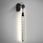 Luminaire mural LED moderne tube suspendu noir blanc chaud industriel moderne