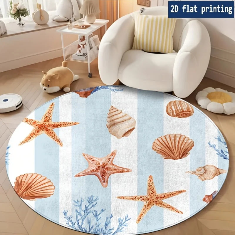 tapis moderne antidérapant polypropylène géométrique bleu marron vert chambre salon enfants