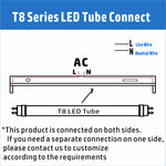 Tube LED en V 60cm 20W vert clair