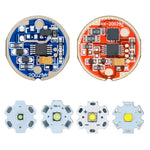 torche led 3w 5w 10w 18w bleu rouge 5modes burst sos circulaire électronique moderne