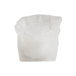 moule silicone bougie forme tronc arbre bougie marron feuilles verte écorce texture rustique nature