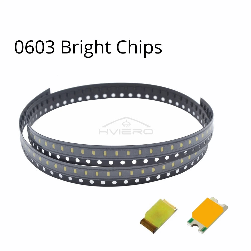 diodes led smd 0603 bleu vert rouge blanc chaud jaune blanc rose violet orange