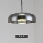 luminaire suspendu led moderne transparent doré bronze gris blanc minimaliste chambre salon