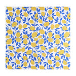 serviettes papier motif citron été blanc jaune bleu modernes 10 pièces 20 pièces