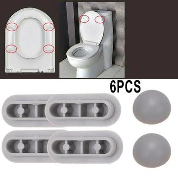 accessoires toilette moderne blanc caches siège bouchons adhésifs utilitaires lisses essentiels maintenance robustes pratiques