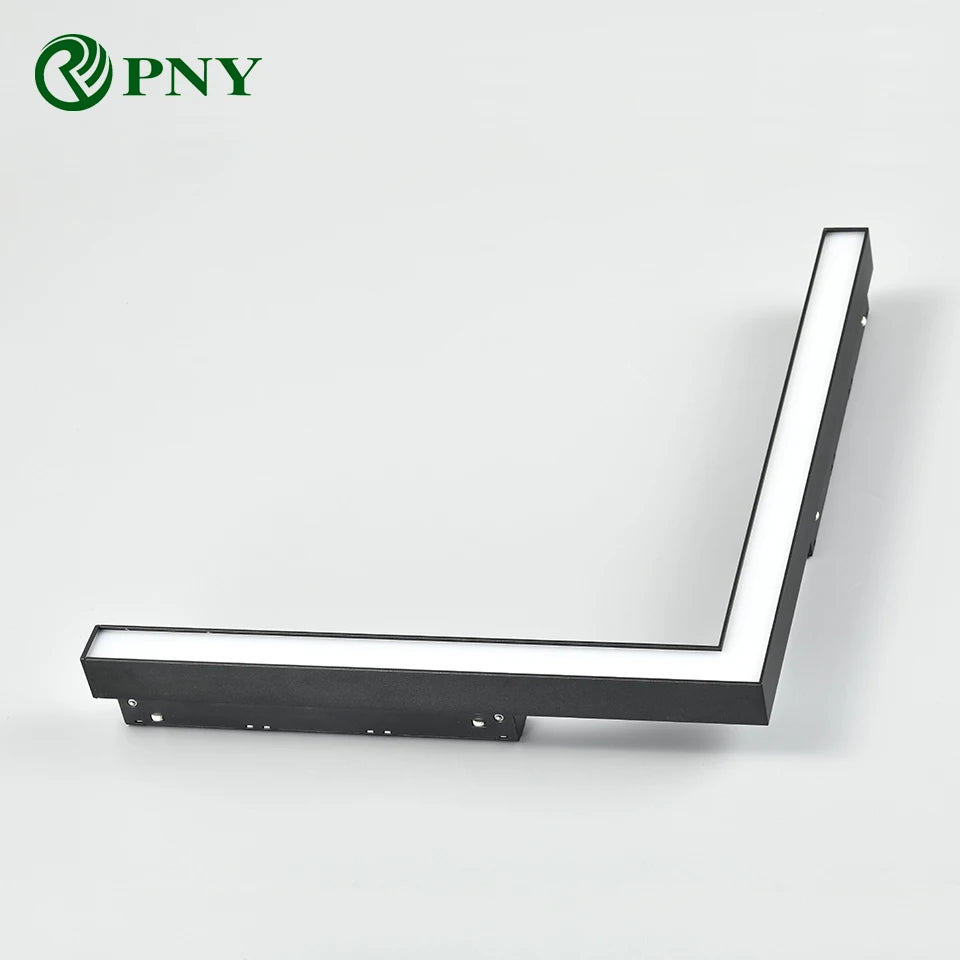lampe d'angle led noir moderne fixations vis 16w dimmable dali tuya zigbee