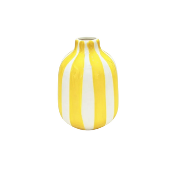 vases porcelaine rayures rouge blanc bleu jaune modernes tables restaurants