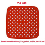 grilles cuisson friteuse air perforées rouge noir modernes clips fixation cuisine