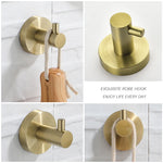 porte serviettes mural moderne or argent noir bronze lisse brillant vis fixations incluses