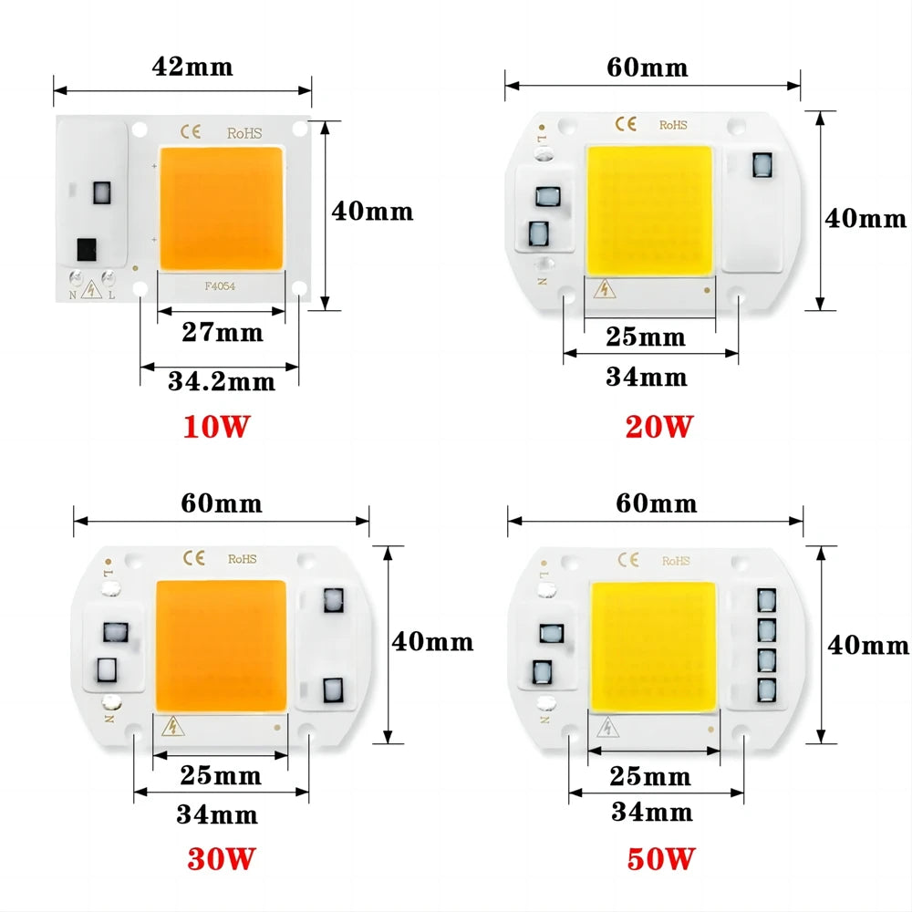 plaque led 10w 20w 30w 50w blanc mat moderne connecteurs electrique câbles