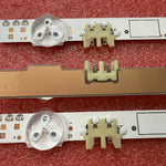 bande lumineuse led blanche ronde translucent moderne connecteurs blancs 18 pièces