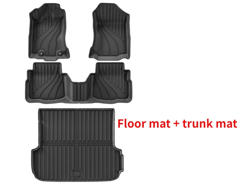 tapis sol tapis coffre subaru outback 2020 2024 noir rayures horizontales modernes fixations