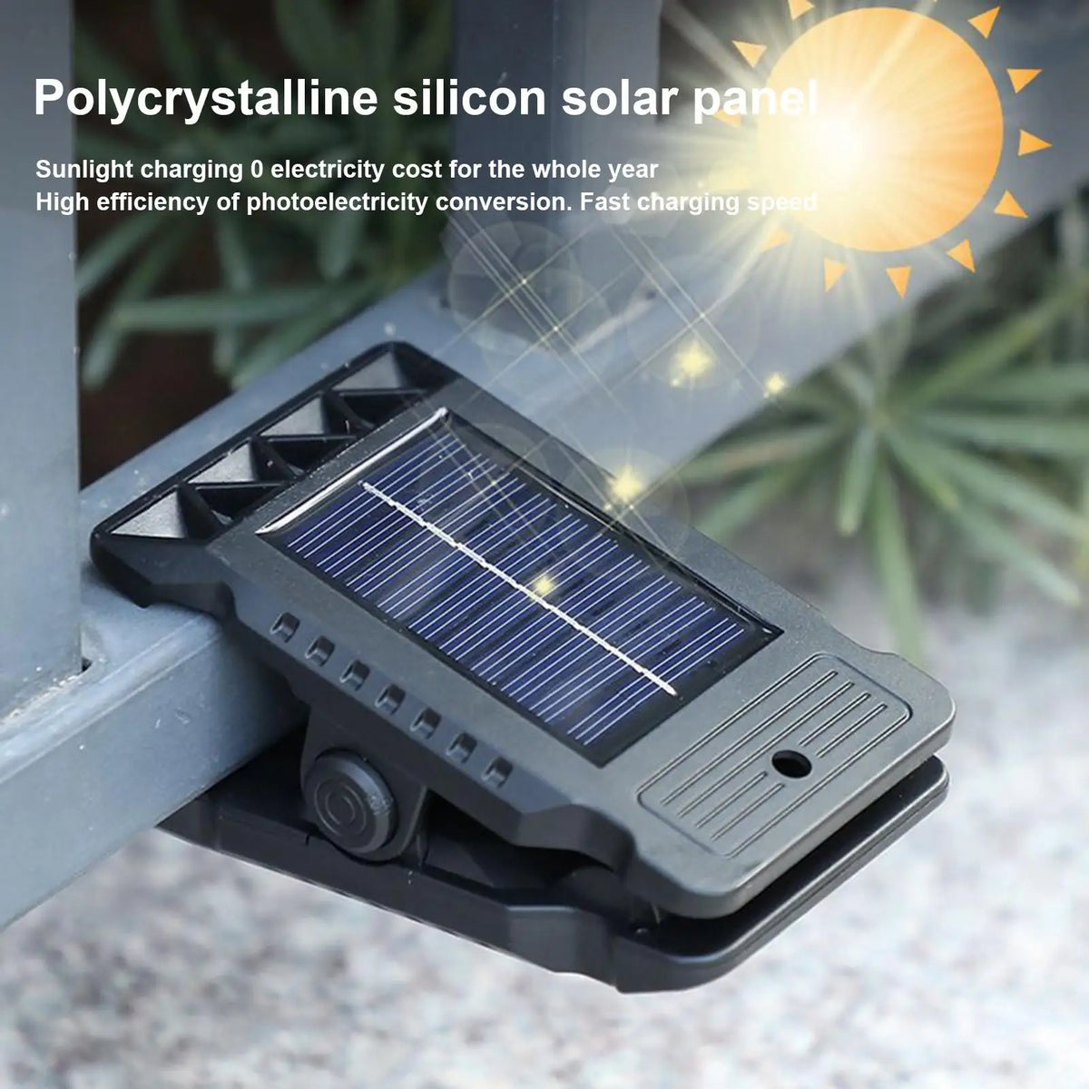 lampes solaires modernes noires autonomes capteur mouvement étanches jardin extérieur sécuritéurgence