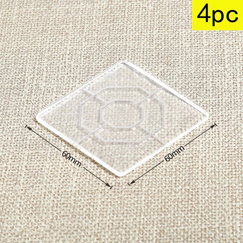 protections pieds meubles transparentes adhésives spirales hexagonales modernes antiderapantes antichoc 40 60 80 cm