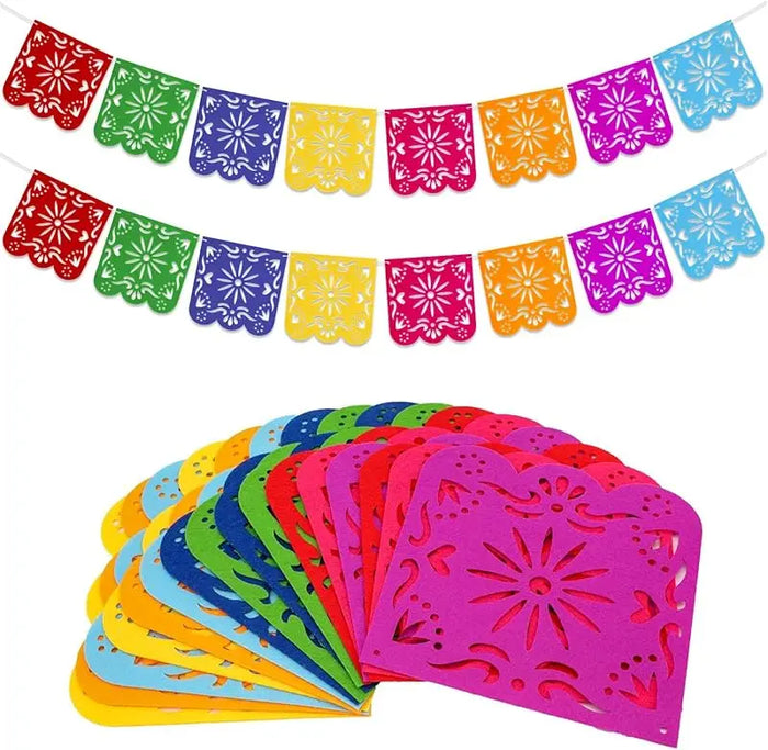 ruban festif halloween floral perforations couleur rouge vert bleu jaune orange violet traditionnel