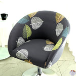 housse chaise extensible motif floral moderne fauteuil salle manger décor maison élastique