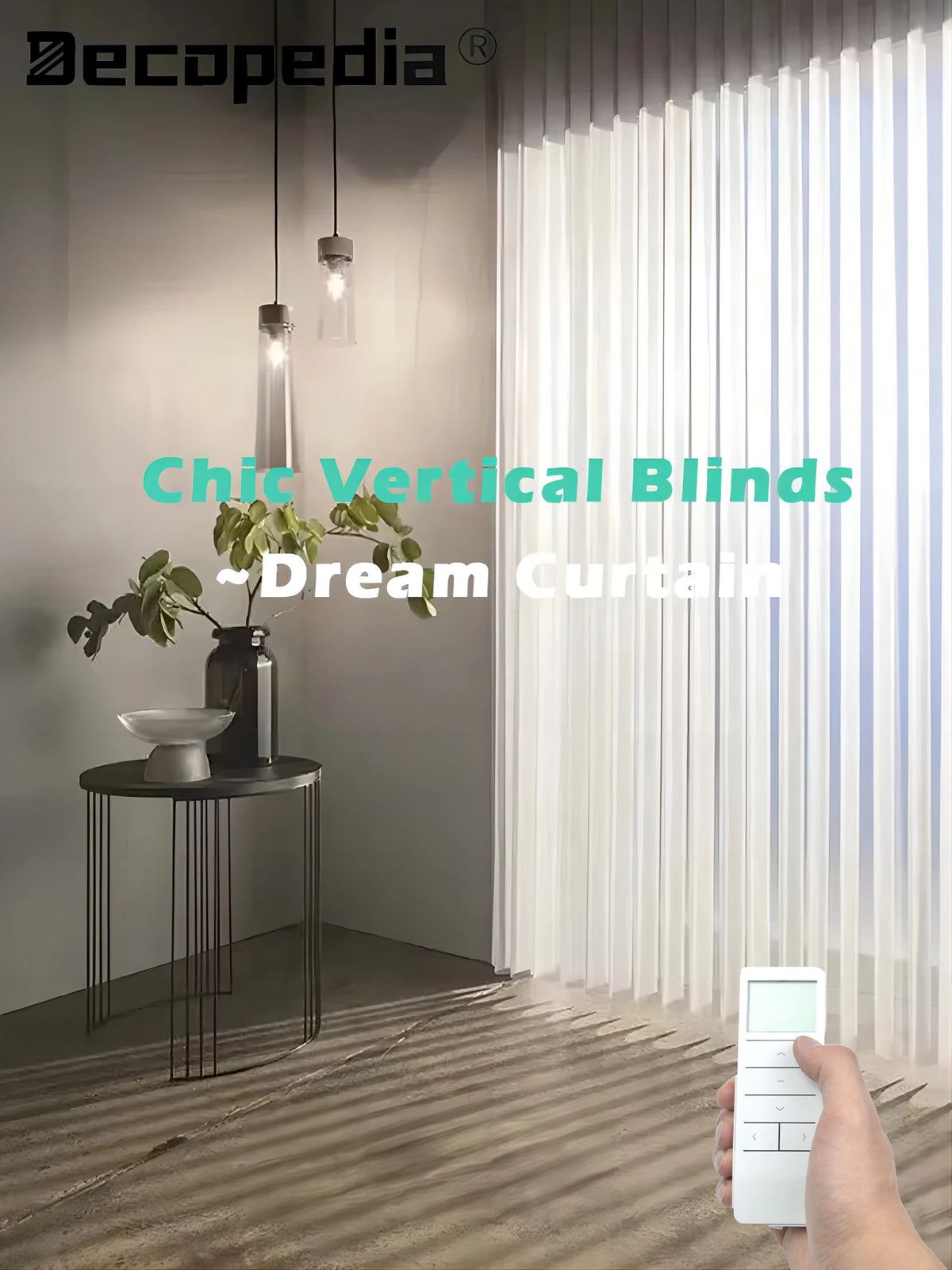 rideau lamelle vertical tissu transparent moderne fenêtre française balcon chambre