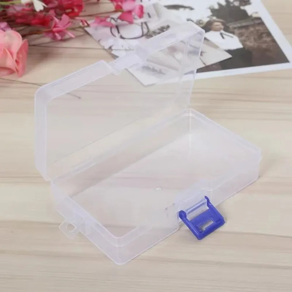 boîtes rangement transparentes clips fermeture réutilisables respectueux environnement pastorales rectangles petits objets