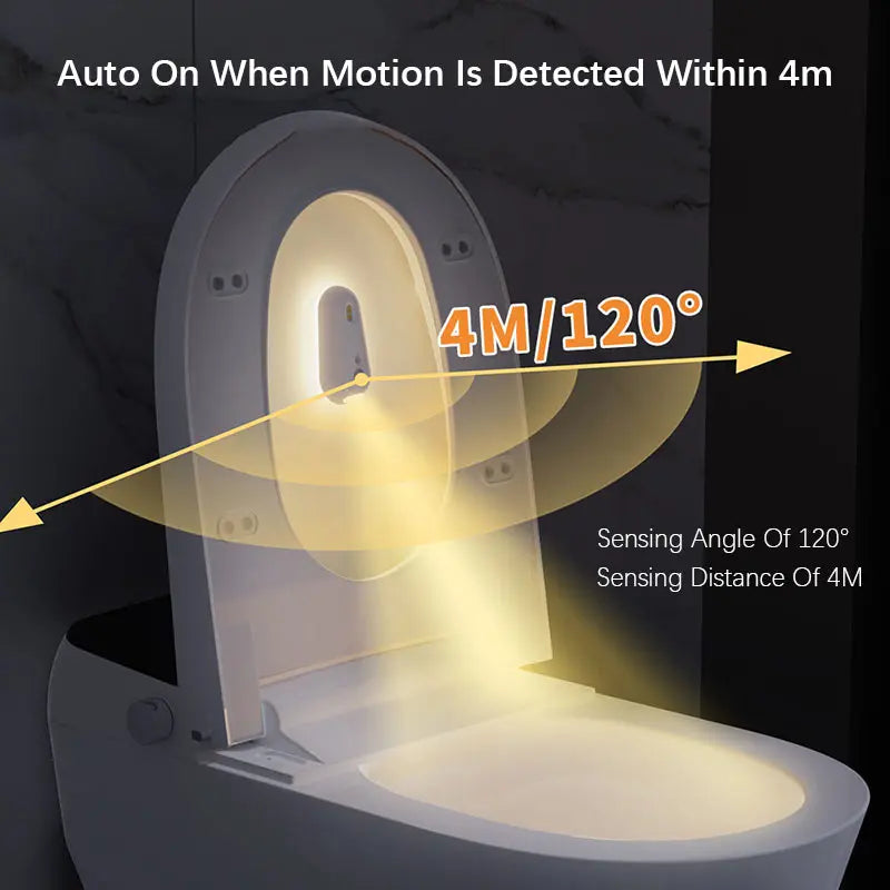 lampe toilette blanche moderne bouton tactile adhésif rechargeable led contrôle capteur lumière