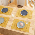 tapis table rectangle lin respectueux environnement isolation thermique facile nettoyage hygiène