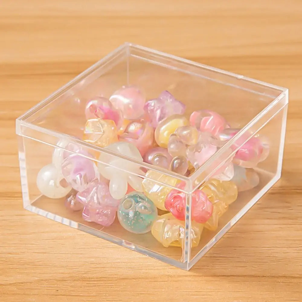 boîtes rangement transparentes empilables modernes minimalistes divers objets stockage petite cuisine
