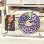 cadre photo moderne transparent acrylique support cd clips rectangle affiches idoles postales decoration