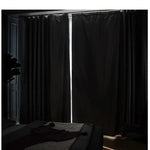 rideau gris moderne opacité uni polyester inclusextérieur chambre salon