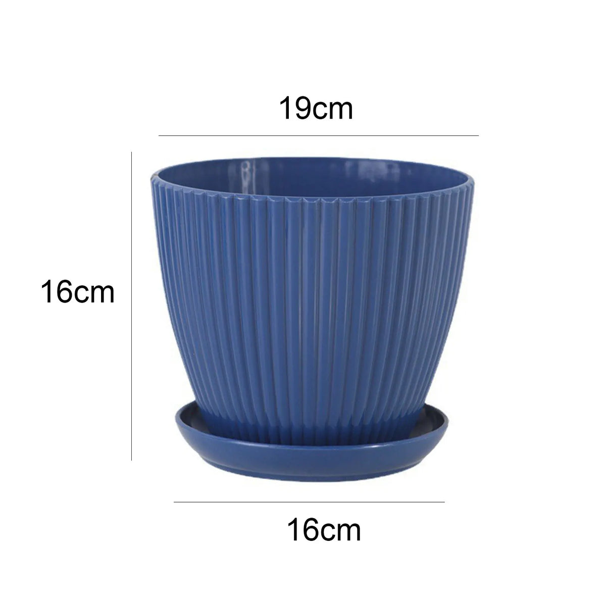 Pot fleurs moderne rayures vertes bleues blanches plateau support diverse couleurs