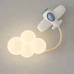 lampe murale moderne nuages avions cerfs volants étoiles arc ciel enfants led multicolore