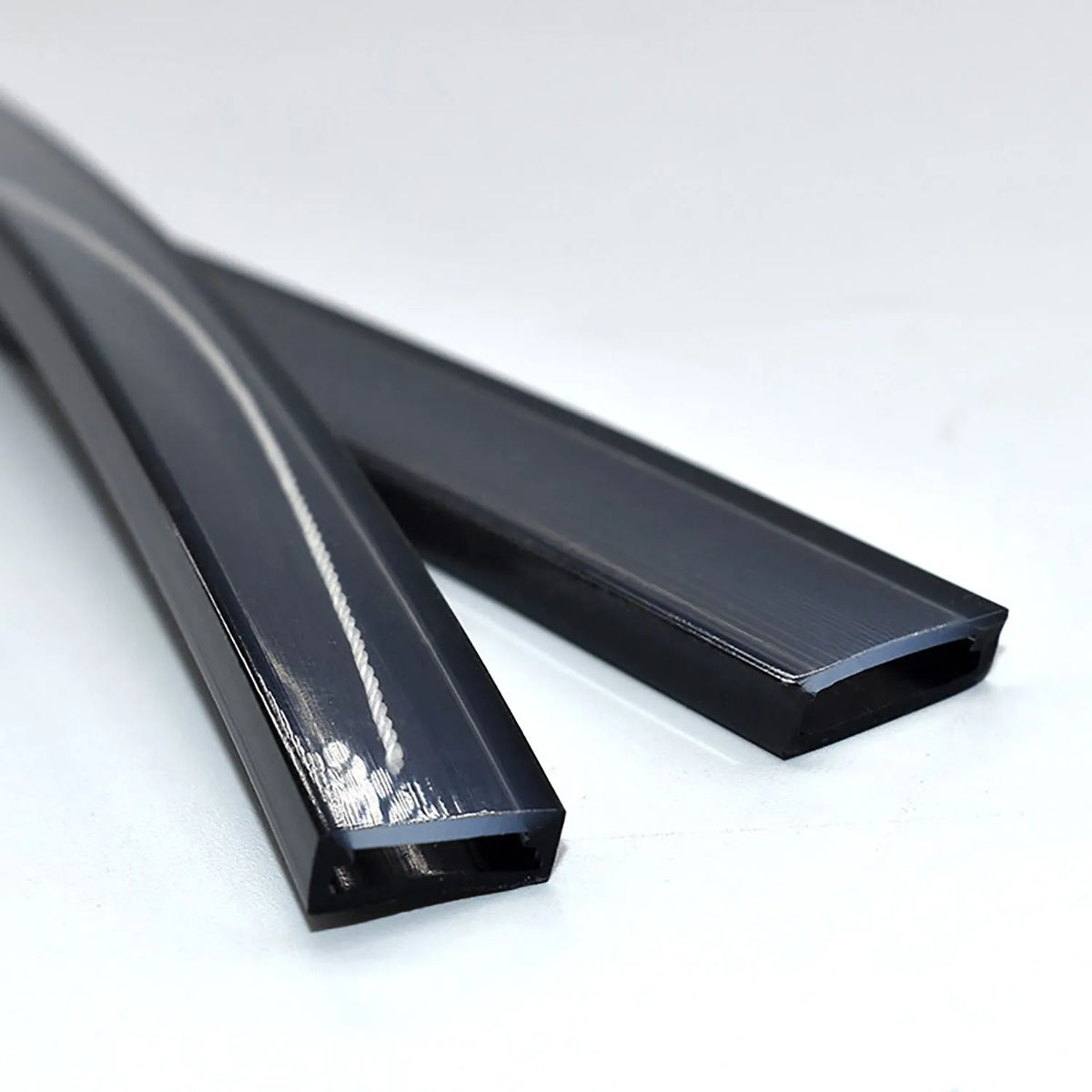 tube silicone noir transparent ruban led ws2811 ws2812 protection étanche adhésif